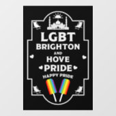 Brighton en Hove Pride Raamsticker (Vel)