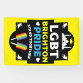 Brighton en Hove Pride Spandoek (Horizontaal)