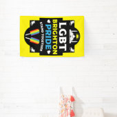 Brighton en Hove Pride Spandoek (Insitu)