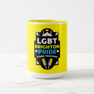 Brighton en Hove Pride Tweekleurige Koffiemok