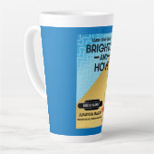 Brighton- en Hove-reisstrand - Grote Co. Latte Mok (Linkerhoek)