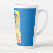 Brighton- en Hove-reisstrand - Grote Co. Latte Mok (Rechts)