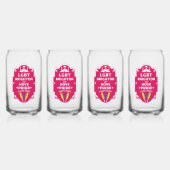 Brighton Gay Pride Blikvorm Glas (Achterkant)