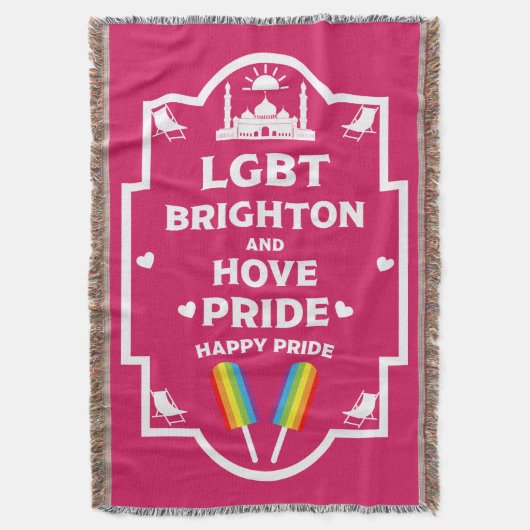 Brighton Gay Pride Deken (Voorkant Verticaal)