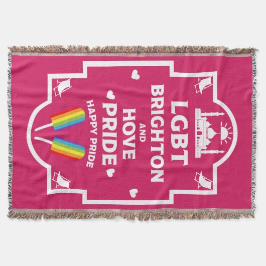 Brighton Gay Pride Deken (Voorkant)