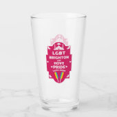 Brighton Gay Pride Glas (Achterkant)