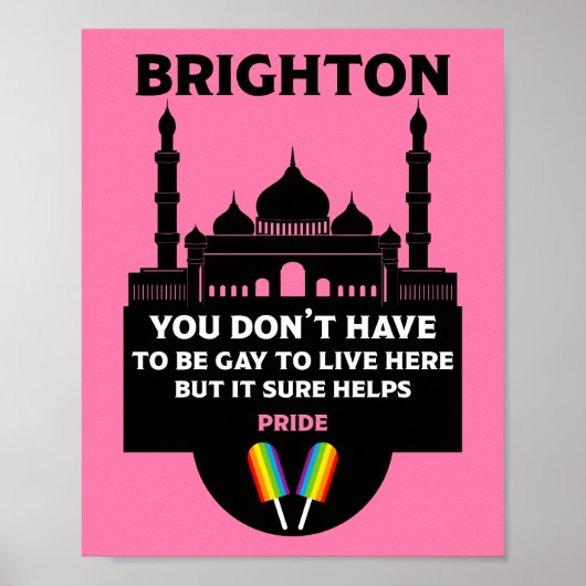 Brighton Gay Pride Poster (Voorkant)