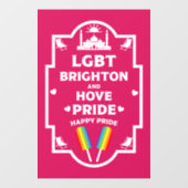 Brighton Gay Pride Raamsticker (Vel)