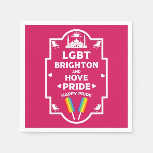 Brighton Gay Pride Servet (Voorkant)