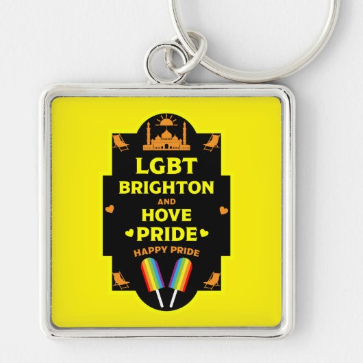 Brighton Gay Pride Sleutelhanger (Voorkant)