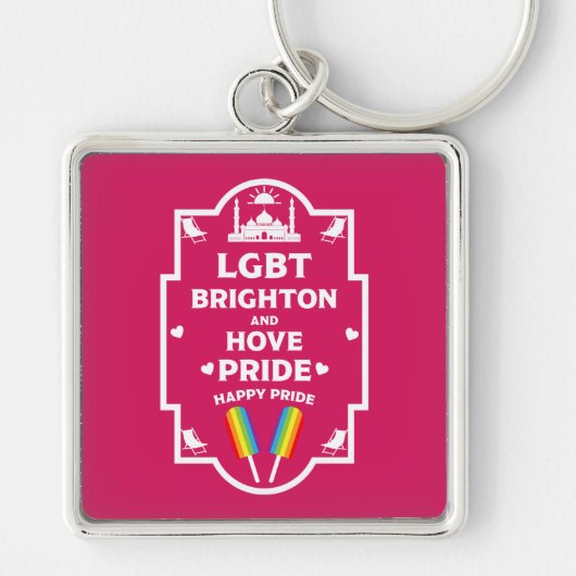 Brighton Gay Pride Sleutelhanger (Voorkant)