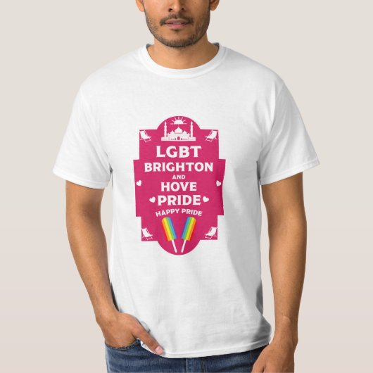 Brighton Gay Pride T-shirt (Voorkant)