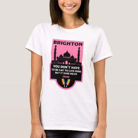 Brighton Gay Pride T-shirt (Voorkant)