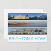 Brighton & Hove Briefkaart (Voorkant / Achterkant)