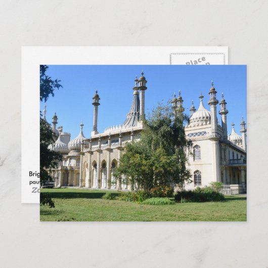 Brighton Pavilion England Briefkaart (Voorkant / Achterkant)