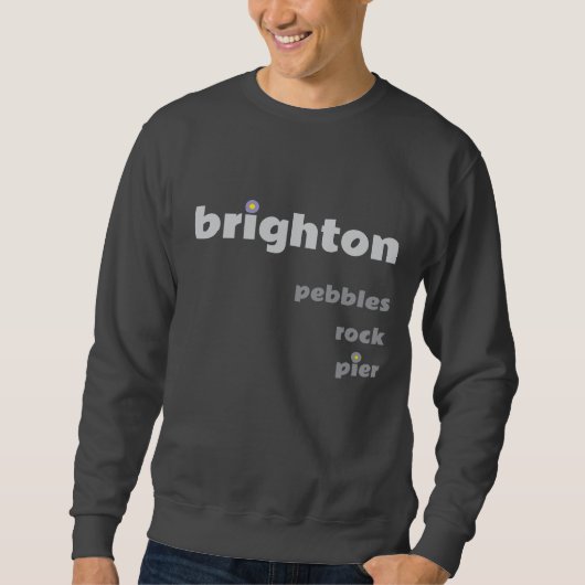 Brighton Pebbles Rock Pier Sweater (Voorkant)
