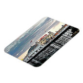 Brighton Pier & Cloudy Sky Digital Painting Magneet (Linkerzijde)