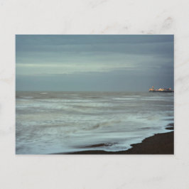 brighton pier en zee briefkaart