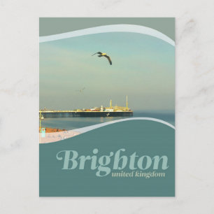 Brighton Pier Seagull Briefkaart