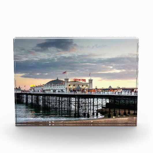 Brighton Pier Sunset Fotoblokken (Voorkant)