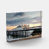 Brighton Pier Sunset Fotoblokken (Links)