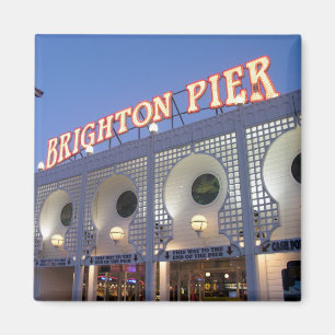Brighton Pier, Sussex, Verenigd Koninkrijk Magneet