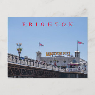 Brighton Pier uitzicht briefkaart
