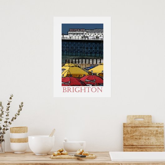 Brighton Poster (Keuken)