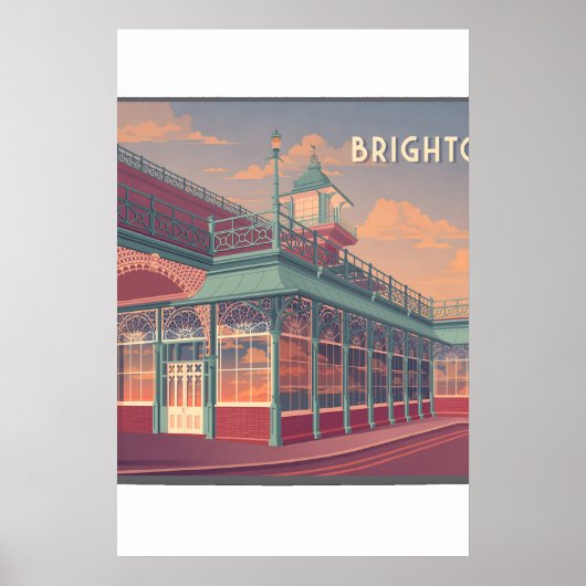 Brighton Reisposter Poster (Voorkant)
