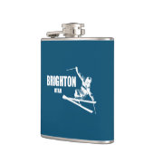 Brighton Resort Utah Skier Heupfles (Links)