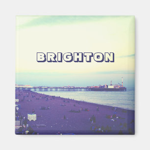 Brighton strand en pier, Verenigd Koninkrijk Magneet