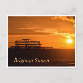 Brighton Sunset Briefkaart