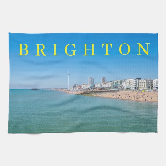 Brighton uitzicht theedoeken (Horizontaal)