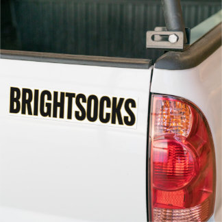 BRIGHTSOCKS BUMPERSTICKER