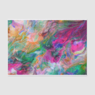 BrightStor Psychedelic Funky Tissue Paper met vloe Tissuepapier