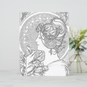  Brigid Celtic Wicca Colour Page Paper (Staand voorkant)