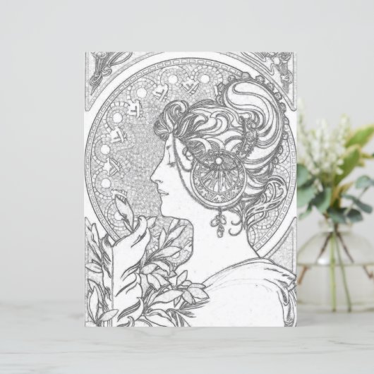  Brigid Celtic Wicca Colour Page Paper (Staand voorkant)