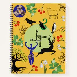 Brigid Goddess - Yellow Journal Notitieboek