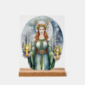 Brigid Imbolc Chandlemas Forest Celtic Wiccan (Recto)