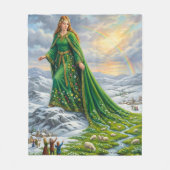 Brigid’s Mantle (Bringing the Spring) Fleece Deken (Voorkant)