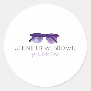 Bril Minimalistische Optometrist Oogglazen Ronde Sticker