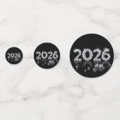 Briljant 2026 Diamanten Luxe Nieuwjaar Confetti (Achterkanten)
