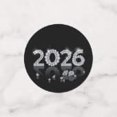 Briljant 2026 Diamanten Luxe Nieuwjaar Confetti (Kleine voorkant)