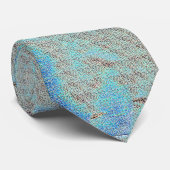Briljant Blauw stropdas (Opgerold)