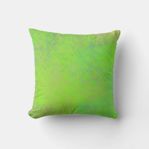 Briljant-groen gemarmerde kunst kussen