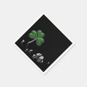 Briljant Happy St. Patrick's Day Diamonds Servet (Hoek)