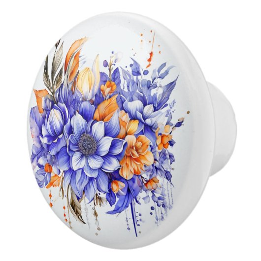 briljant helder boeket keramische knop (Rechts)