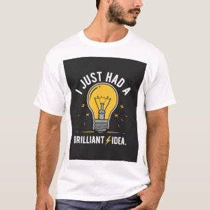 Briljant Idee Lamp Elektrisch Ingenieur Cadeau T-shirt