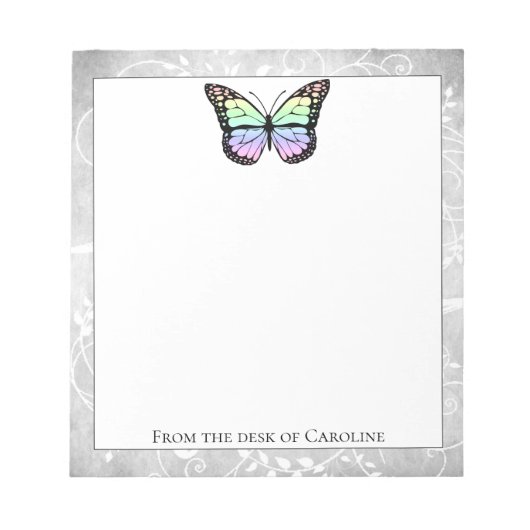 Briljant Notitieblok voor regenboogvlinder (Voorkant)