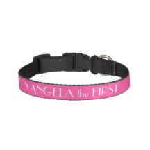 Briljant Roos Roze Hondenhalsband gepersonaliseerd
